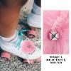 2pcs Skate Fur Ball Roller Skate Shoe Decoration Roller Skate Shoes Charm Fluffy Balls Laces Pompom Ball with Bell Ice Skates Laces Artificial Fur Roller Skates Scroll Wheel Miss view 4