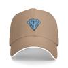Diamond Baseball Cap for Men Women Adjustable Funny Dad Hat Natural view 2