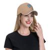 Diamond Baseball Cap for Men Women Adjustable Funny Dad Hat Natural view 3