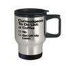 Curmudgeon Travel Mug Grumpy Old Man Coffee Cup Funny Gift for Captain Curmudgeon Grumpy Old Man Gift for Husband Lovable Curmudgeon Gift view 2