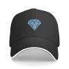 Diamond Baseball Cap for Men Women Adjustable Funny Dad Hat Black view 2