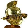 Gladiator Maximus Helm Spartacus angepasster Liner Stahlhelm view 2