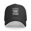 QIZYOQA Stop Asking Why I'm A Badass Dad I Don't Ask Why You're So Stupid Baseball Cap for Men Women Adjustable Funny Dad Hat Black view 2