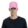 QIZYOQA Hello Card with Light Bulb Baseball Cap for Men Women Adjustable Funny Dad Hat Pink view 4
