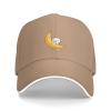 Cute Cat with Moon Baseball Cap for Men Women Adjustable Funny Dad Hat Natural view 2