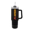 The Fanatic Group University of Minnesota 40oz. Tumbler with Handle and Straw - Black view 1