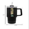 The Fanatic Group University of South Florida 40oz. Tumbler with Handle and Straw - Black view 2