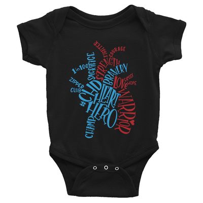 CHD Warrior Cardiac Heart Infant Bodysuit