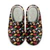 FETAL Home Cotton Slippers Printed Home Indoor Non-Slip Couple Slippers view 2