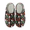 FETAL Home Cotton Slippers Printed Home Indoor Non-Slip Couple Slippers view 3