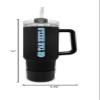 The Fanatic Group University of North Carolina 40oz. Tumbler with Handle and Straw - Black view 2