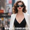 Joopin Oversized Sunglasses Polarized UV Protection Big Sun Glasses Jackie Shades for Women Ladies Sunnies (Black+Navy Blue) view 2