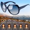 Joopin Oversized Sunglasses Polarized UV Protection Big Sun Glasses Jackie Shades for Women Ladies Sunnies (Black+Navy Blue) view 4