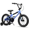 cubsala 16 Inch Little Kids Bike for Over 4 Years Old Boys Girls Youth BMX Style Bicycle with Training Wheels Coaster & Rear V Brake, Blue view 1