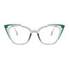 FEISEDY Oversized Cat Eye Glasses Frame Non Prescription Eyeglasses with Clear Lens Eyewear for Women Men B0066 view 4