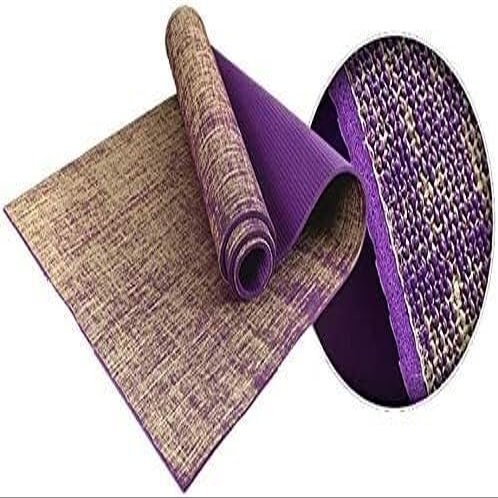 Pilates Yoga Training Mat Sit-ups Push-ups Stretching Push-ups Men Women Kids Fitness Exercise Mat (Color : Purple)
