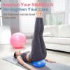 kisnbld Small Exercise Ball, 9 Inch Mini Pilates Ball, Anti Burst and Slip Resistant Mini Yoga Ball for Stability, Fitness, Physical Therapy & Stretching Workout at Home Gym & Office(4 Mistyrose) view 2