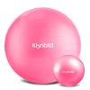 kisnbld Exercise Ball, Extra Thick Yoga Ball for Workout Pregnancy Stability, 4 Sizes Anti-Burst Balance Ball with Foot Pump - Heavy Duty Fitness Ball Chair for Office, Home & Gym view 1