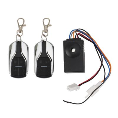 XIBANY Motorized Scooter Ebike Alarm System 36V 48V 60V 72V with Two Switch for Electric Bicycle/Scooter Ebike/Brushless Controller Motorized Scooter