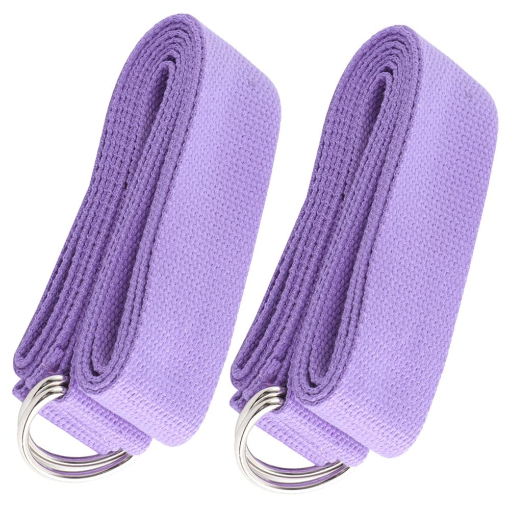 BESPORTBLE 2pcs Light Yoga Resistance Bands Stretching and Pull up Assist Bands for Fitness and Yoga Training Lightweight and Portable Exercise Equipment