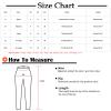 Womens Cargo Pants Straight Leg Pants Elastic High Waisted Baggy Fashion Y2K Teen Girls Drawstring Joggers Casual Pants Wine view 3
