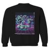 0559. Aesthetic Greek Medusa Vaporwave Art Cyberpunk Streetwear Rave Men's Crewneck Sweatshirt (Black X-Large) view 1