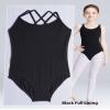 Daydance Lined Camisole Black Girls Ballet Leotards for Dance, Gymnastics, Recitals, Skating view 3