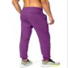 Men's Sweatpants with Zipper Pockets Athletic Pants Traning Track Pants Joggers for Men Soccer, Running, Workout (Purple, Large) view 3