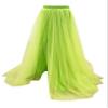 EllieHouse Split Long Floor Length Tulle Skirt for Prom Party Evening Lime Green XL view 1