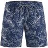 ELETOP Men's Swim Trunks Quick Dry Bathing Suit Swimming Board Shorts Mesh Lining Beach Swimwear Palm Leaf Blue S view 1