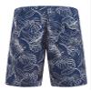 ELETOP Men's Swim Trunks Quick Dry Bathing Suit Swimming Board Shorts Mesh Lining Beach Swimwear Palm Leaf Blue S view 2
