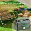 5 Gallon Water Jug, Thickened Water Storage Overlanding Gear Containers, Camping Essential Truly Leak-Proof Green Water Tank,BPA Free Portable Emergency Water Can for Outdoors Hiking RV view 4