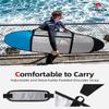 Abahub Premium 6'6 x 22 Surfboard Travel Bag, Foam Padded Surf Board Cover, Shortboard Carrying Bags for Surfing, Outdoor, Airplane, Car, Truck, Blue view 3