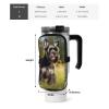 NONHAI Neoprene Water Bottle Pouch for Cup Travel Tumbler Mug Pouch Sports Bottle Pouch Holder Gym Tumbler Cup Accessories Sleeve Bag for Phone, Card, Key view 2