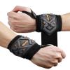 WKWE 18" Professional Weightlifting Wrist Wraps with Heavy Duty Thumb Loop for Men & Women - Wrist Support for Powerlifting, Strength Training, Bodybuilding (Pair) view 1