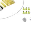 Vaveren Badminton Solo Trainer Self Practice Trainer Professional Strength Training Aid with Badminton Shuttlecock for Games Workout, Double Racket view 4