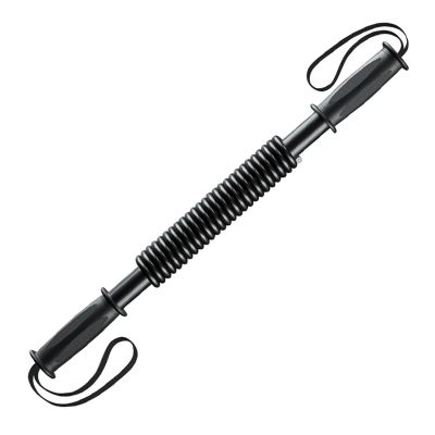 Vaveren Spring Power Twister Bar Upper Body Exercise Chest Resistance Bar Training for Home Gym Bicep Back Muscle Training, 20kg