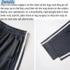 AIFARLD Tear Away Pants for Men Side Zippers Mens Sweatpants with Pockets for Basketball Knee/Leg Post-Surgery Dark Grey view 4