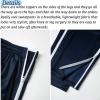 AIFARLD Tear Away Pants for Men Side Zippers Mens Sweatpants with Pockets for Basketball Knee/Leg Post-Surgery Navy view 4