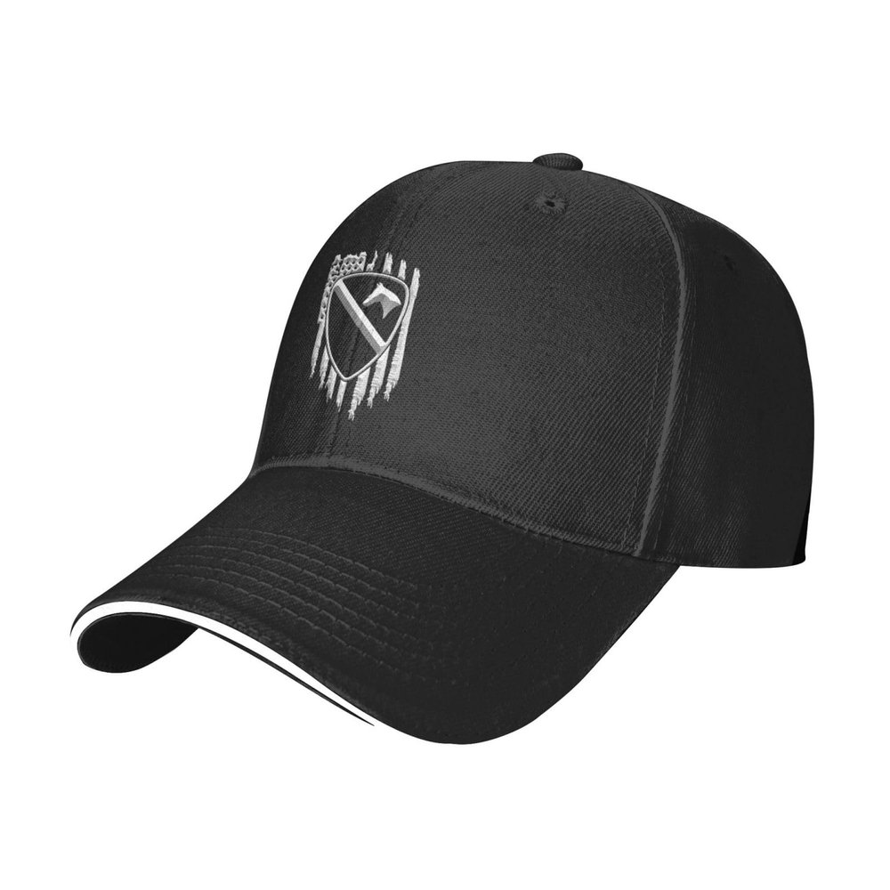 American Flag US Army 1st Cavalry Men and Women Adjustable Baseball Cap