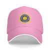 US Air Force Retired Major Men and Women Adjustable Baseball Cap Pink view 2