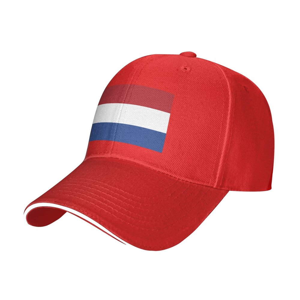 Flag of The Netherlands Men and Women Adjustable Baseball Cap Red