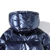 JEsilunmaMY Men's Warm Padded Shiny Puffer Jackets Thicken Casual Hooded Puffy Down Coat Windproof Winter Coats for Men (Blue,4X-Large) view 4