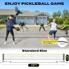 AboveGenius Pickleball Set with Net, Pickleball Paddles Set of 4, Portable Net for Driveway, Lightweight Rackets, 4 Outdoor Balls, 1 Storage Bag view 2