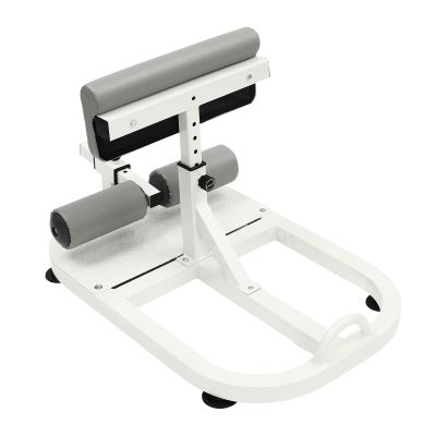 Multi-Function Deep Squat Bench, Home Gym Workout Station Leg Exercise Machine, Fitness Equipment for Cardio Fitness Full Body Workout (White)