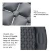 Inflatable Camping Mattress, Damp Proof Portable Sleeping Mat, Camping Sleeping Pad for Backpacking, Hiking, with Inflatablepillow, 76.8x24.1x2.4in, with Storage Bag view 3