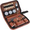 Golf Gifts for Men Women Golfer, Golf Gift Set Accessories Kit with Premium Leather Case Bag Ball Tee Accessory Set Golfing Suitable for Beginner or Pros view 1