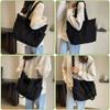 Makukke Corduroy Totes Bag Women - Shoulder Hobo Bag Handbags Crossbody Bag Big Capacity Shopping Purses (01-Black) view 2