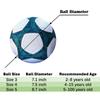 AYANICA Soccer Ball Size 3,4,5 Soft PU for Practice Training Gift Boys Girls Come with Pump and Needle view 2