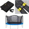 PP Trampoline Net,Diameter Replacement 8 Pole UV-Resistant Trampoline Net (Net Only),12FT view 2